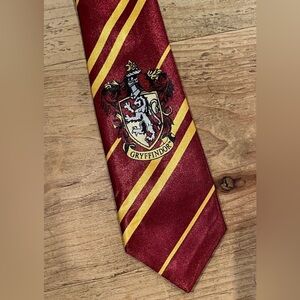 Harry Potter Monogram Silky Tie GRYFFINDOR Academia Preppy OS